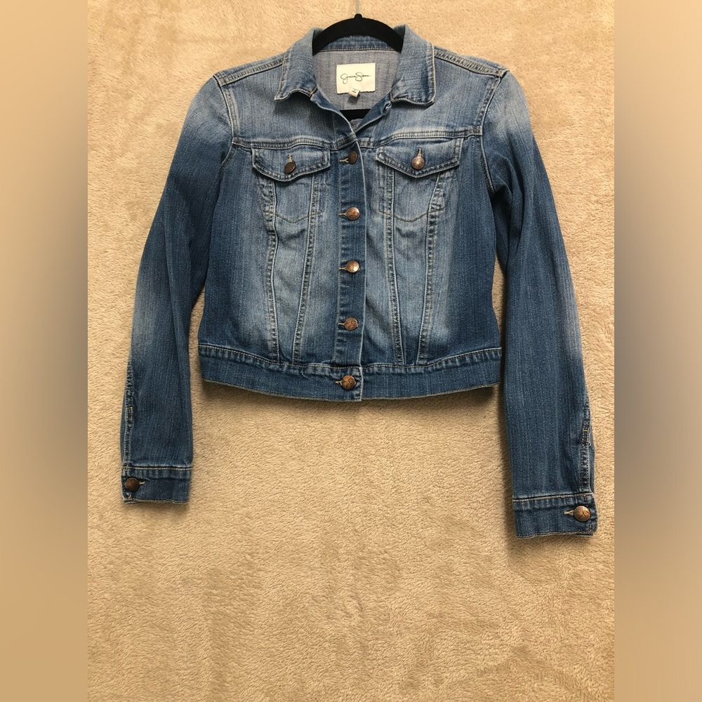 Jessica Simpson denim Jean jacket women’s small